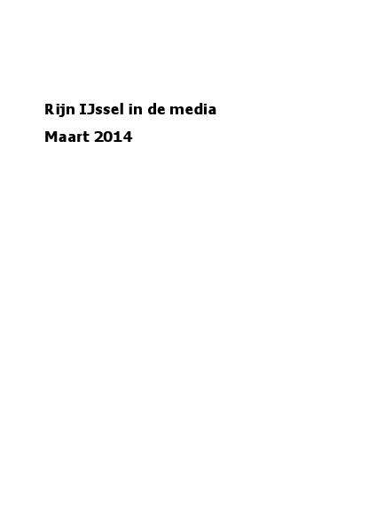 maart 2014