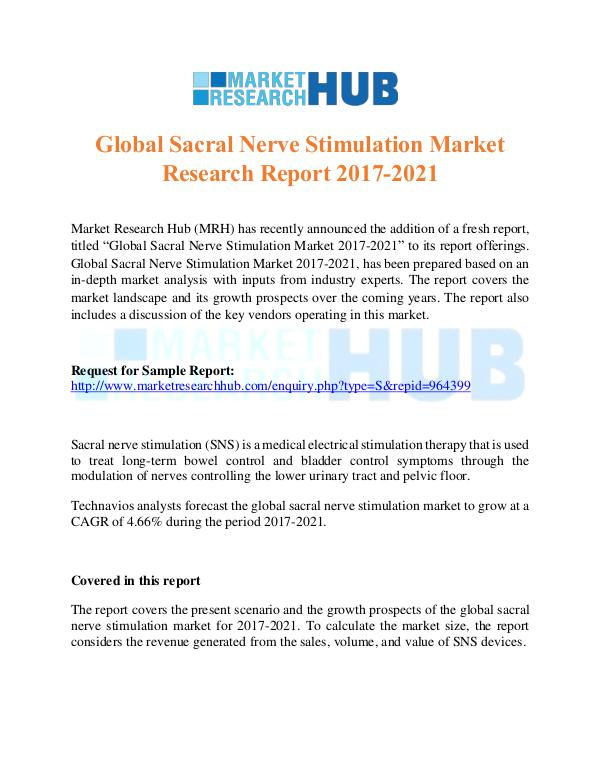 Sacral Nerve Stimulation Market Research Report