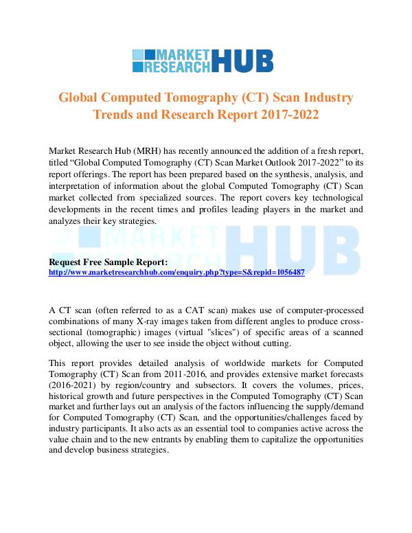 Computed Tomography (CT) Scan Industry Trends