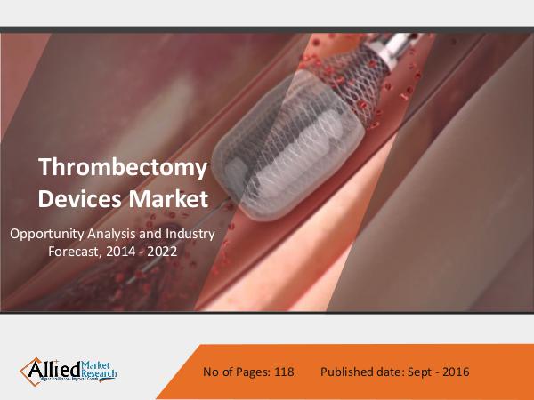 Thrombectomy Devices Market by Type and Diseases - 2022 Thrombectomy Devices Market by Type and Diseases -