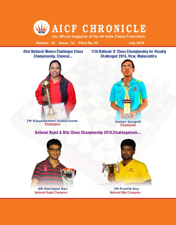 AICF Chronicle Julio 2016