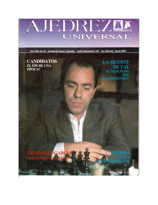 Ajedrez Universal 25 - 1992