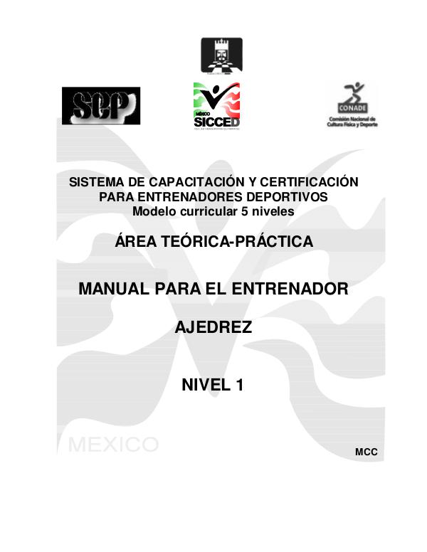 Manual del Entrenador 2011