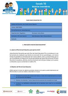 PLAN COACH EDUCATIVO TIC