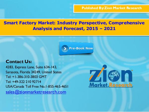 Smart Factory Market, 2015 - 2021