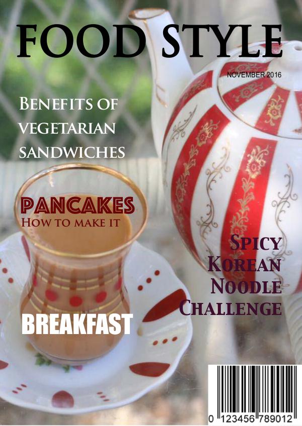 My first Magazine in about food