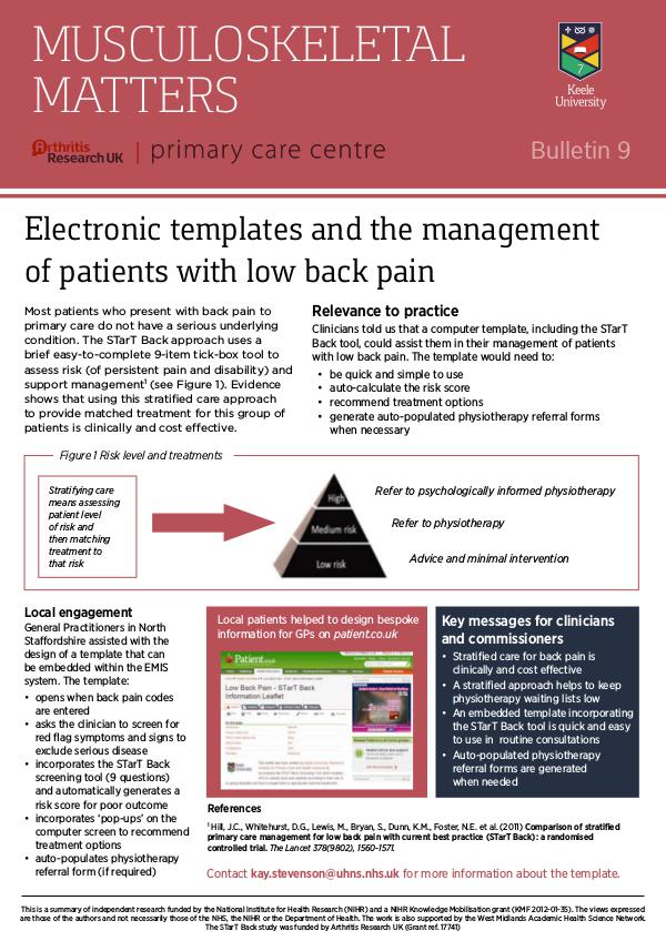 Musculoskeletal Matters 9