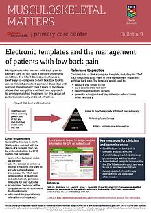 Musculoskeletal Matters