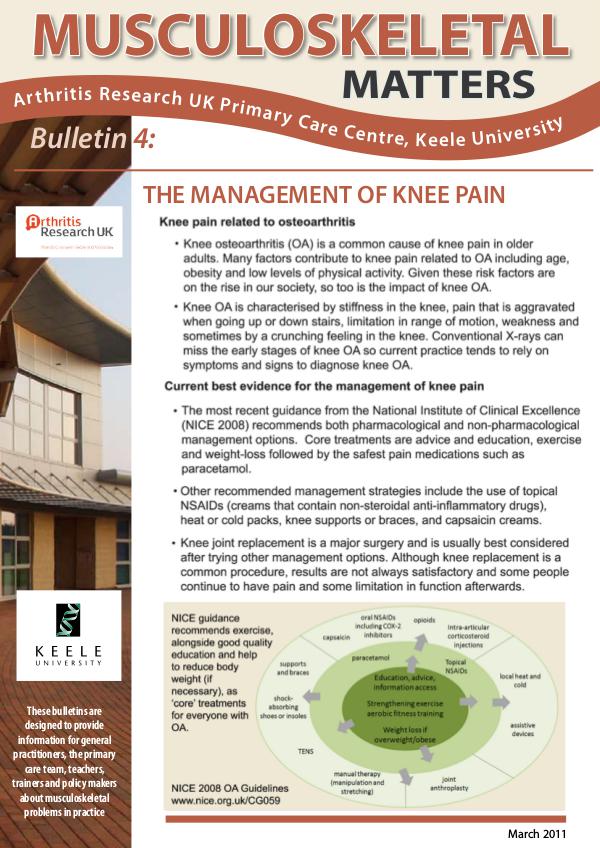 Musculoskeletal Matters 4