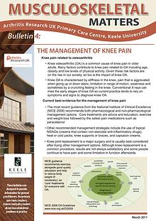 Musculoskeletal Matters