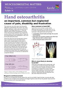 Musculoskeletal Matters