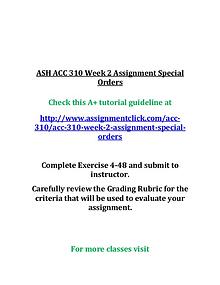 ash acc 310 entire course