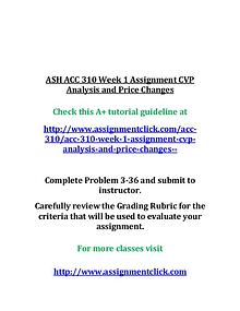 ash acc 310 entire course