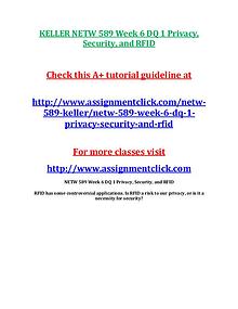 KELLER NETW 589 Entire CourseKELLER NETW 589 Entire Course Includes Q