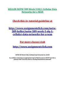 KELLER NETW 589 Entire CourseKELLER NETW 589 Entire Course Includes Q