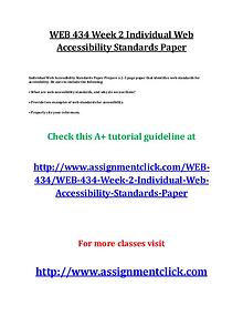 uop web 434 entire course