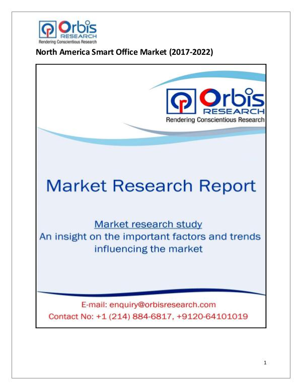 Research Report: North America Smart Office Market