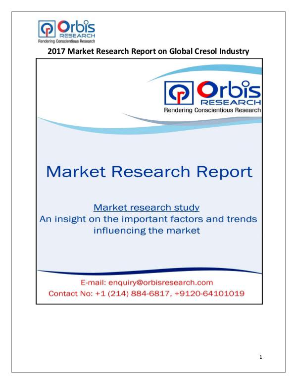 Global Cresol Market