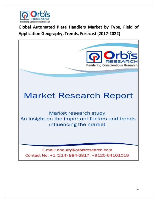 Global Automated Plate Handlers Market