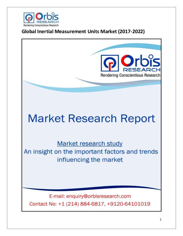 Research Report : Global Inertial Measurement Units Market