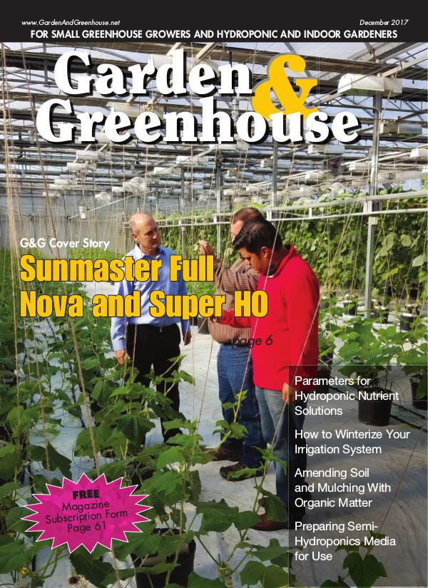 Garden & Greenhouse December 2017