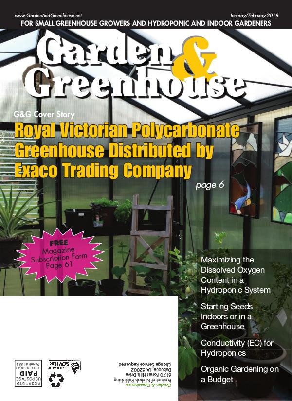 Garden & Greenhouse January-February 2018