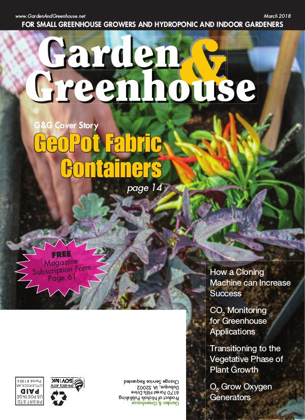 Garden & Greenhouse March 2018 Issue