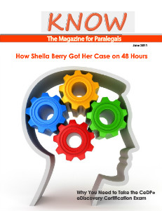 KNOW The Magazine for Paralegals KNOW The Magazine for Paralegals