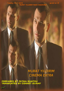 MURAT YILDIRIM IN THE ARABIC MAGAZINES MURAT YILDIRIM .....CINEMA EXTRA