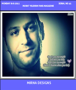 MURAT YILDIRIM IN THE ARABIC MAGAZINES MIRNA DESIGNS