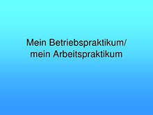 Die Arbeitswelt