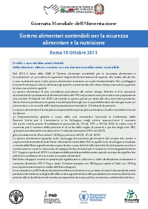 Giornata Mondiale dell'Alimentazione Programma