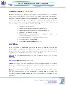 Tema 1. Introducción a la Geotecnia