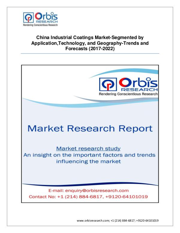 China Industrial Coatings  Market - Growing Buildi