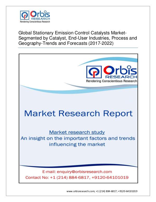 Global Stationary Emission Control Catalysts Marke