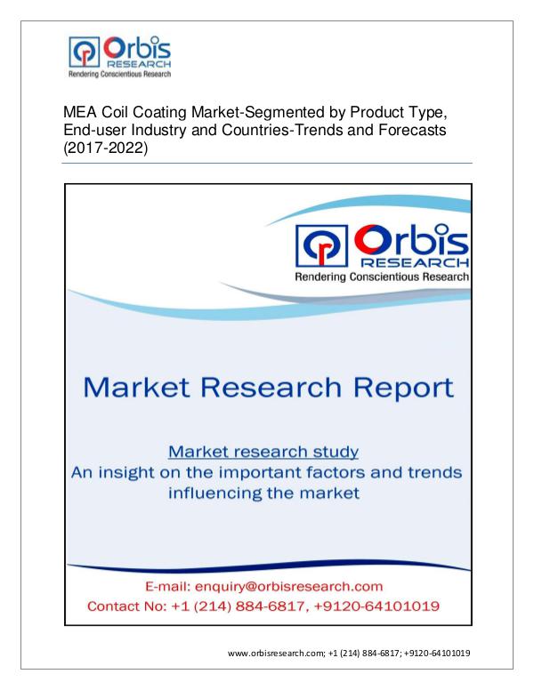 2017 MEA Coil Coating market-Segmented by Type and