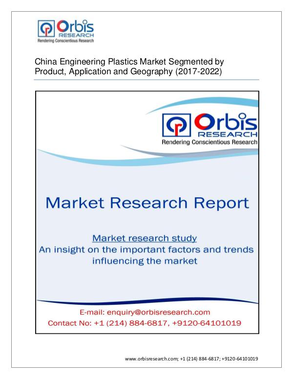 2017 China Engineering Plastics  Outlook 2022