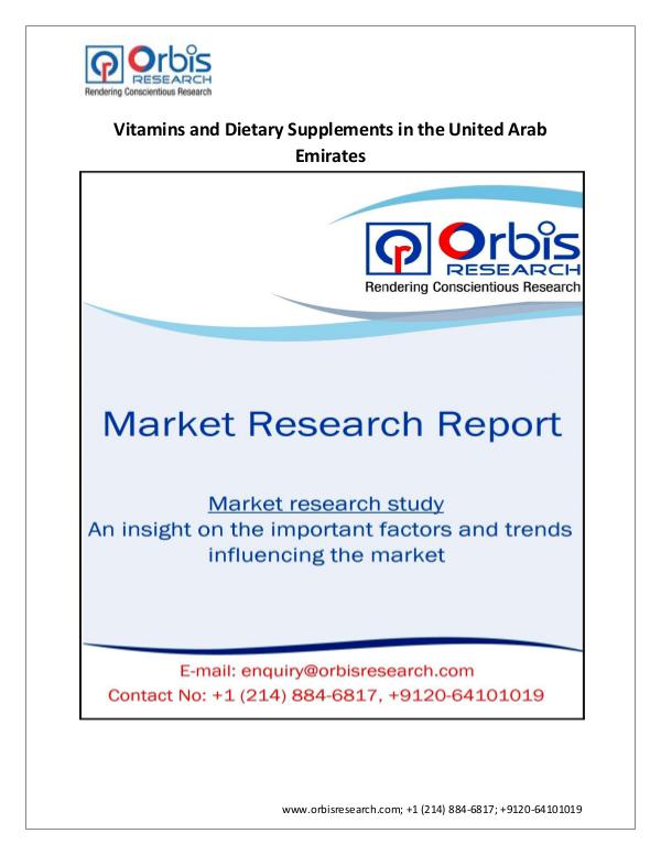 Food and Beverages Market Research Report Market Size, Share, Trends, Growth, Vitamins and D