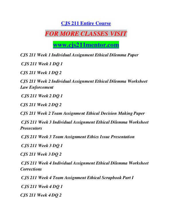 CJS 211 MENTOR Career Begins/cjs211mentor.com CJS 211 MENTOR Career Begins/cjs211mentor.com