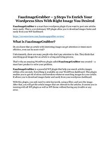 FaazImageGrabber Review - MASSIVE $23,800 BONUSES NOW!