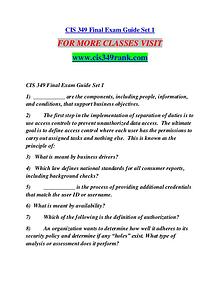 CIS 349 RANK Future Starts Here/cis349rank.com