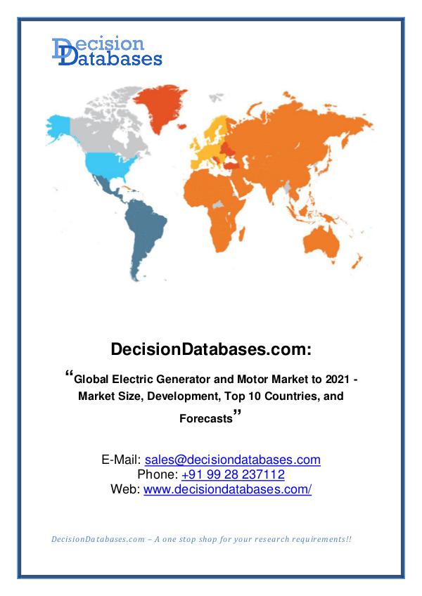 Electric Generator and Motor Market Analysis