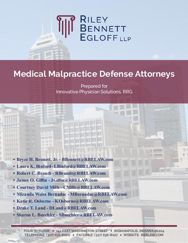 RBE - Health Care Attorneys Medical Malpractice Defense Attorneys