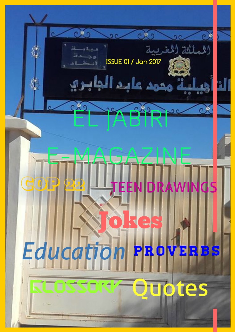 EL JABIRI E-MAGAZINE Issue 1