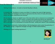 ASAP Wayanad NEWS LETTER