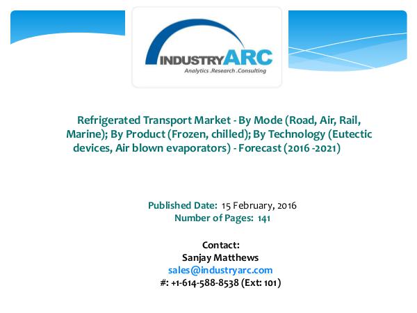 Refrigerated Transport Market Boosted by Yamato Holdings’ Plans to St Refrigerated Transport Market