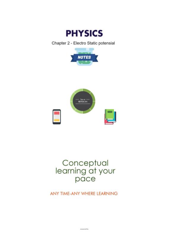 CBSE Class 12 Physics Chapter 1: Electric Charge Class 12 Physics Chapter2: Electrical potential