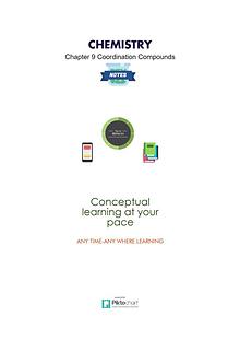 Chapter 9 Coordination Compound