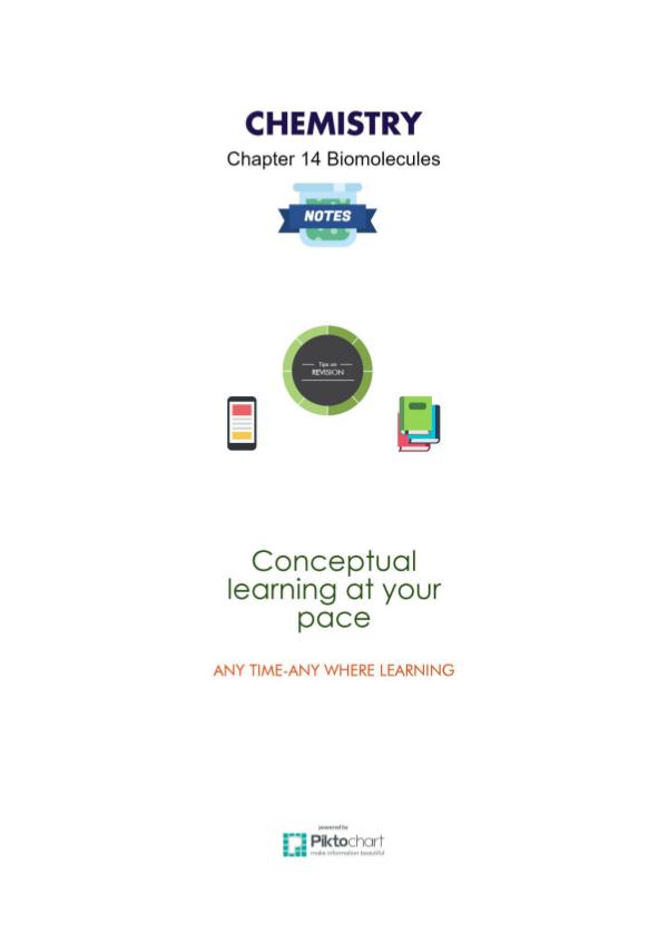 Chapter 14 Biomolecules, Class 12 Chemistry Chapter 14 Biomolecular, Chemistry Class 12