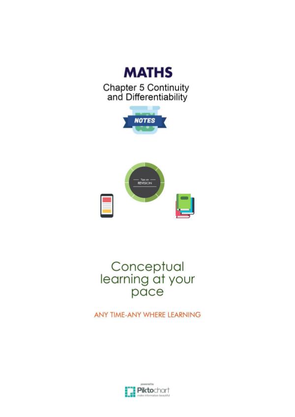 Chapter 5. Continuity and Differentiability